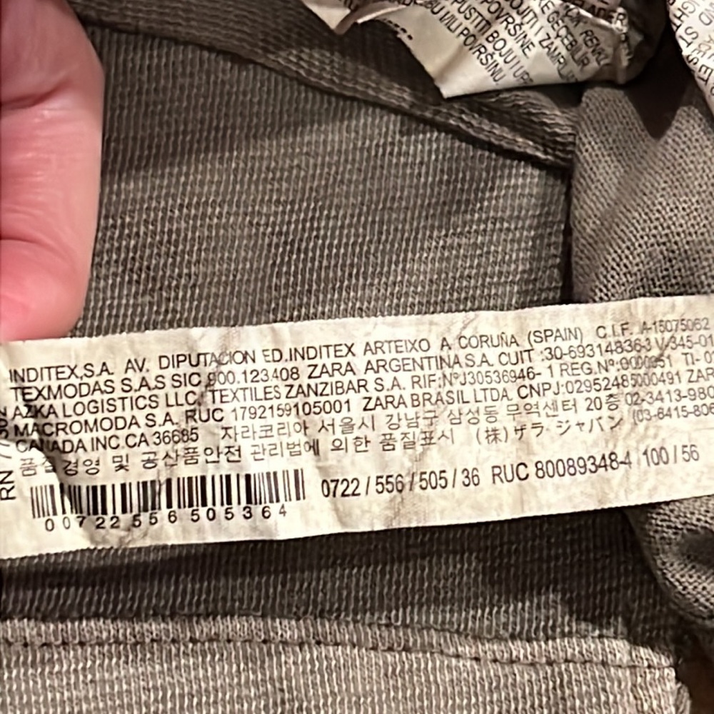 ZARA Short Sleeve Collared Shirt - Picture 7 of 8